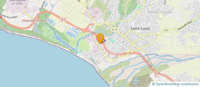 localisation de l'entreprise ENTREPRISE DE TRAVAIL ET D'ACTIVITE PREPARATOIRE A L'EMPLOI à SAINT-LOUIS
