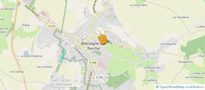 localisation de l'entreprise ENTREPRISE DE TRAVAIL SOLIDAIRE à MORTAGNE-AU-PERCHE