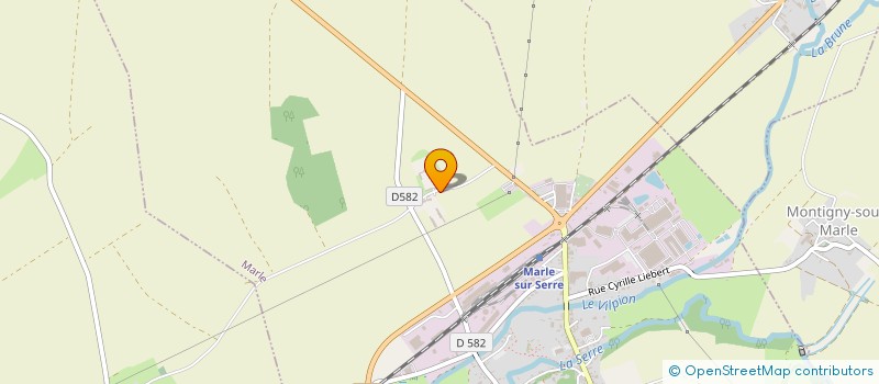 localisation de l'entreprise ENTREPRISE DE TRAVAUX AGRICOLES JEAN TOFFIN  MARLE