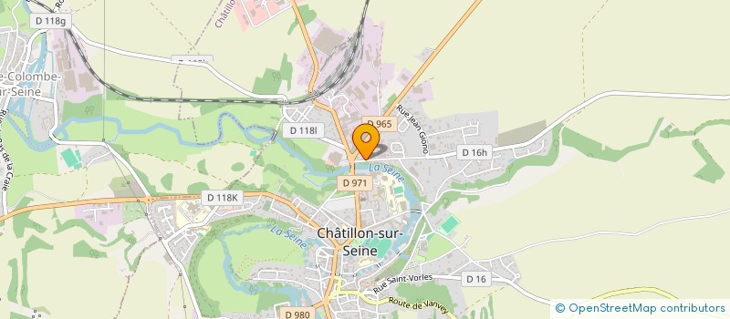 localisation de l'entreprise ENTREPRISE DE TRAVAUX AGRICOLES LA PIDANCE  CHATILLON-SUR-SEINE