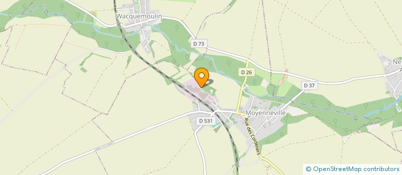 localisation de l'entreprise ENTREPRISE DE TRAVAUX AGRICOLES LEDENT à MOYENNEVILLE