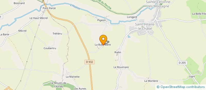 localisation de l'entreprise ENTREPRISE DE TRAVAUX AGRICOLES LEGENDRE à SAINT-HILAIRE-LE-CHATEL