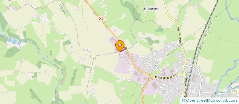 localisation de l'entreprise ENTREPRISE DE TRAVAUX AGRICOLES ROULEAU DAVID à LA CHAPELLE-DU-BOIS