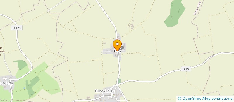 localisation de l'entreprise ENTREPRISE DE TRAVAUX AVICOLES VERKARRE  GRIVY-LOISY