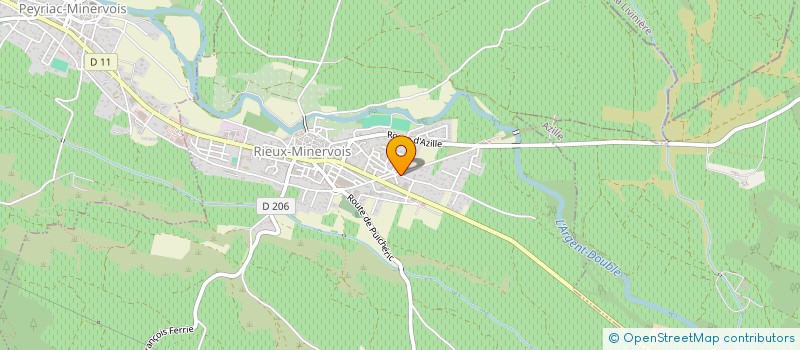 localisation de l'entreprise ENTREPRISE DE TRAVAUX CATENAIRES  RIEUX-MINERVOIS