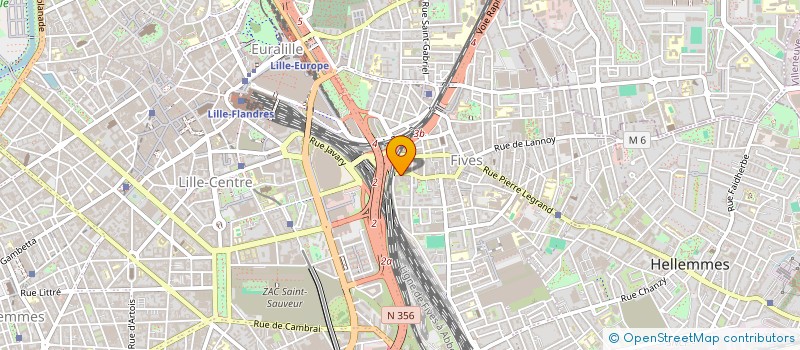 localisation de l'entreprise ENTREPRISE DE TRAVAUX INDUSTRIELS  LILLE