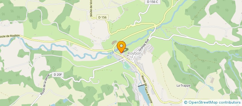 localisation de l'entreprise ENTREPRISE DE TRAVAUX PUBLICS DE HAUTE GALAURE à ROYBON