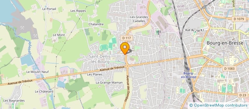 localisation de l'entreprise ENTREPRISE DE TRAVAUX PUBLICS GIANNOTTI à SAINT-DENIS-LES-BOURG