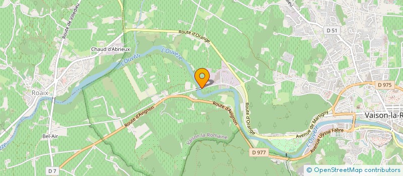 localisation de l'entreprise ENTREPRISE DE TRAVAUX PUBLICS TEYSSIER PERE ET FILS à VAISON-LA-ROMAINE