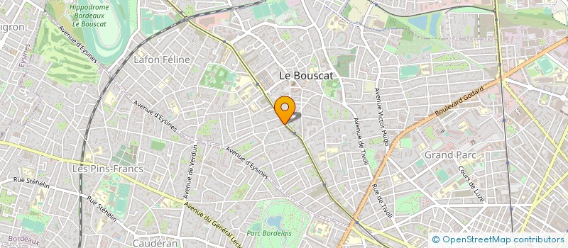 localisation de l'entreprise ENTREPRISE DE TRAVAUX VITICOLES MANDON BRUNO  LE BOUSCAT