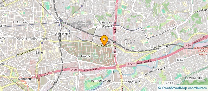 localisation de l'entreprise ENTREPRISE DE VERNIS ET DE PEINTURES à MARSEILLE