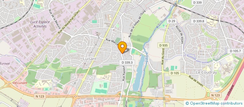 localisation de l'entreprise ENTREPRISE DEBON à LUISANT