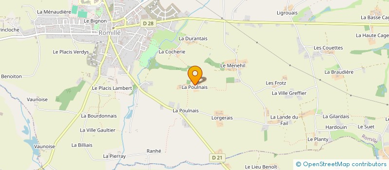 localisation de l'entreprise ENTREPRISE DEBRAY à ROMILLE
