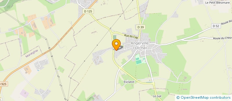 localisation de l'entreprise ENTREPRISE DECULTOT FRERES à ANGERVILLE-L'ORCHER