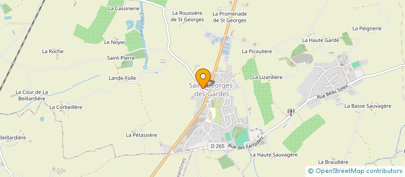 localisation de l'entreprise ENTREPRISE DEFOIS SAS à CHEMILLE-EN-ANJOU
