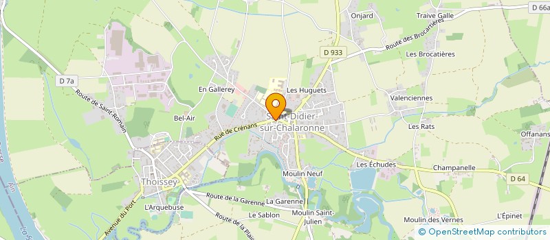 localisation de l'entreprise ENTREPRISE DEGLETAGNE à SAINT-DIDIER-SUR-CHALARONNE