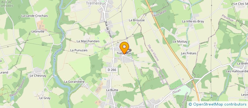 localisation de l'entreprise ENTREPRISE DEJOIE à PLESLIN-TRIGAVOU