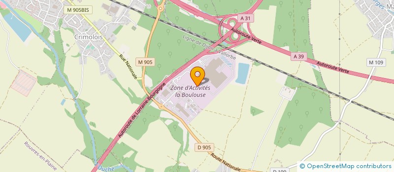 localisation de l'entreprise ENTREPRISE DEL TOSO ET COMPAGNIE à FAUVERNEY