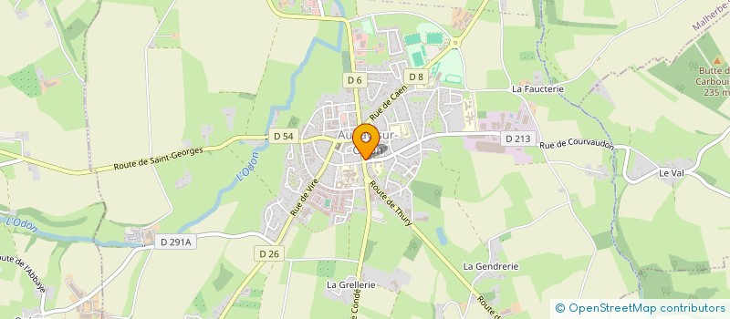 localisation de l'entreprise ENTREPRISE DELACOTTE  LES MONTS D'AUNAY