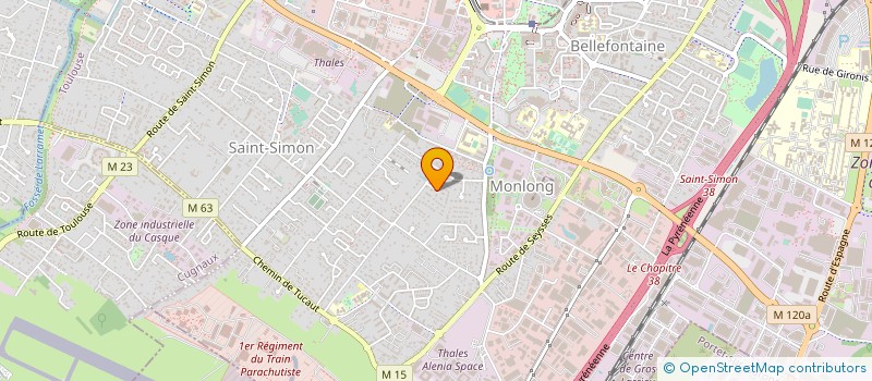 localisation de l'entreprise ENTREPRISE DELAHAYE ET COZAC à TOULOUSE