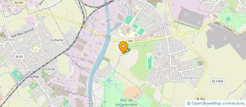 localisation de l'entreprise ENTREPRISE DELECROIX TP à HAUBOURDIN