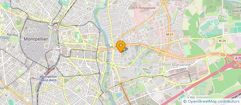 localisation de l'entreprise ENTREPRISE DELON à MONTPELLIER