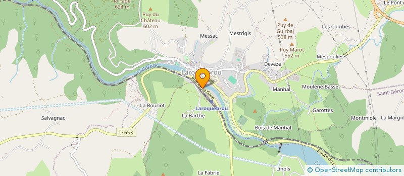 localisation de l'entreprise ENTREPRISE DELPUECH FRERES à NIEUDAN