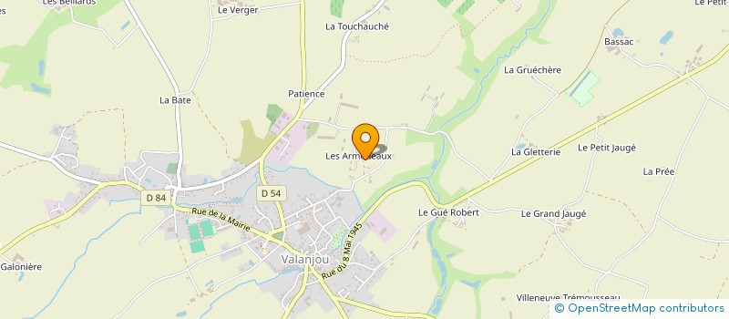 localisation de l'entreprise ENTREPRISE DELUMEAU à CHEMILLE-EN-ANJOU