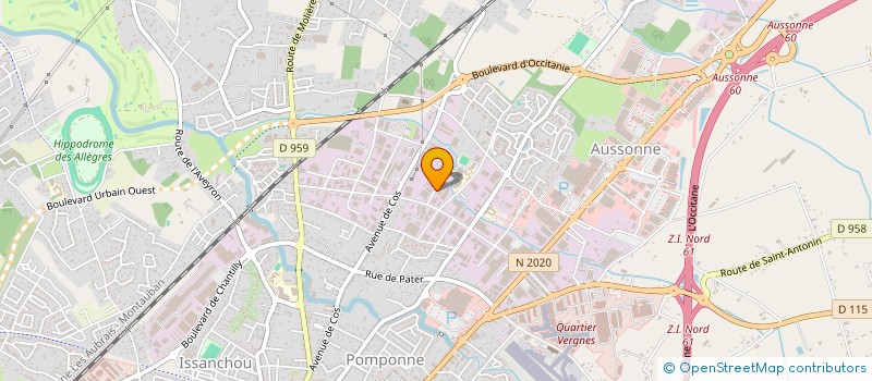 localisation de l'entreprise ENTREPRISE DEMARAIS  MONTAUBAN