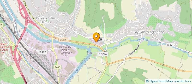 localisation de l'entreprise ENTREPRISE DENIS MARTIN à LAY-SAINT-CHRISTOPHE