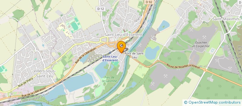 localisation de l'entreprise ENTREPRISE DES PROJETS ARTISANAUX ET TECHNOLOGIQUES DU BTP  SAINT-LEU-D'ESSERENT