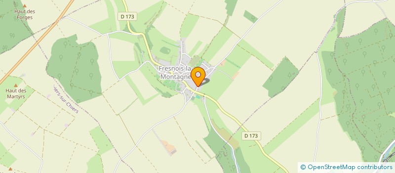 localisation de l'entreprise ENTREPRISE DES  TROIS FRONTIERES  FRESNOIS-LA-MONTAGNE