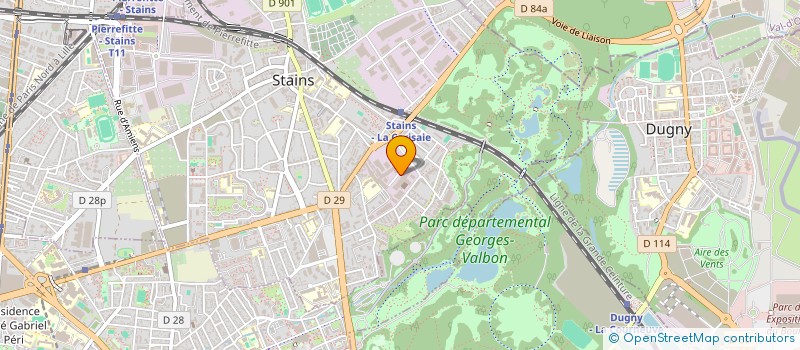 localisation de l'entreprise ENTREPRISE DESCHAMPS à STAINS