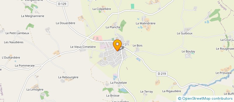 localisation de l'entreprise ENTREPRISE DESSAIGNE à LE HORPS