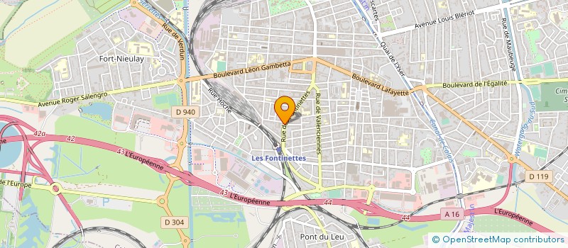 localisation de l'entreprise ENTREPRISE DESTREZ MAXIME à CALAIS