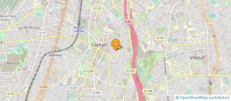 localisation de l'entreprise ENTREPRISE DETOISIEN SAS à CACHAN