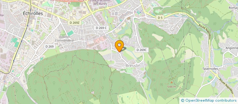 localisation de l'entreprise ENTREPRISE DI FOGGIA FRERES  BRESSON