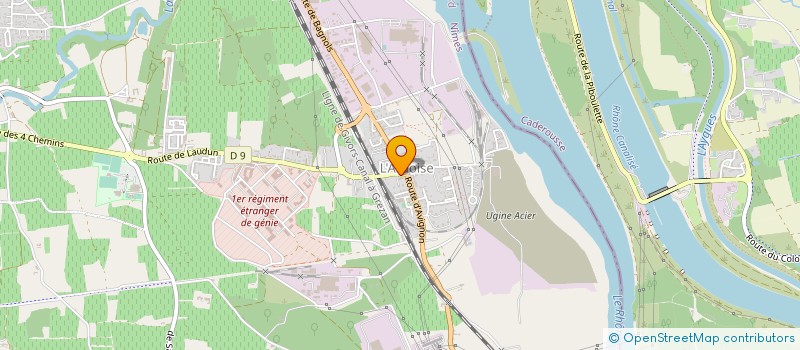 localisation de l'entreprise ENTREPRISE DI MASCIO FRERES  LAUDUN-L'ARDOISE