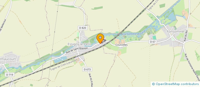 localisation de l'entreprise ENTREPRISE DIDIER BAZIN à ESSIGNY-LE-PETIT