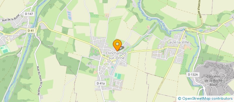 localisation de l'entreprise ENTREPRISE DIDIER MARIE  LAIZE-CLINCHAMPS