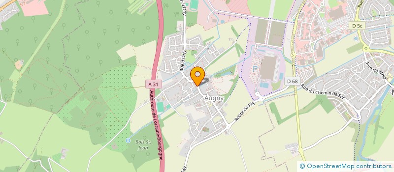 localisation de l'entreprise ENTREPRISE DIDIER RIZZO  AUGNY