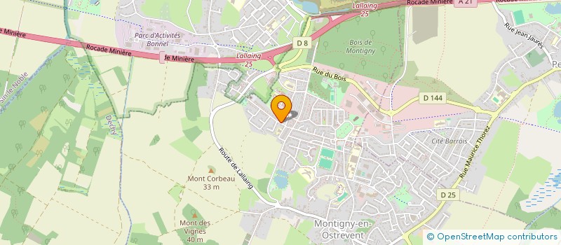 localisation de l'entreprise ENTREPRISE DIDIER VANUFEL  MONTIGNY-EN-OSTREVENT