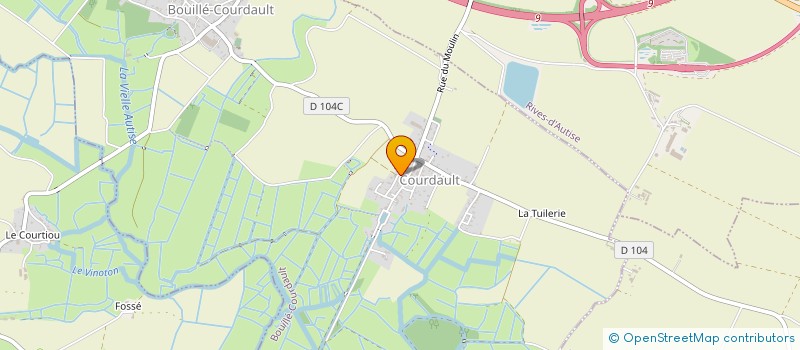 localisation de l'entreprise ENTREPRISE DIEUMEGARD à BOUILLE-COURDAULT