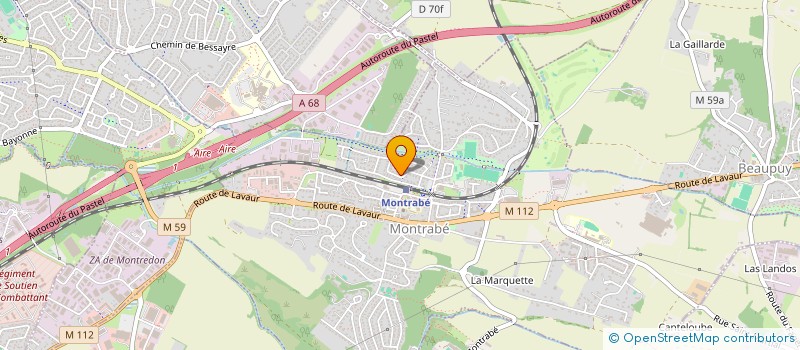 localisation de l'entreprise ENTREPRISE DILOY  MONTRABE