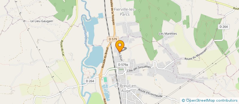 localisation de l'entreprise ENTREPRISE DOLET à LE BREUIL-EN-AUGE