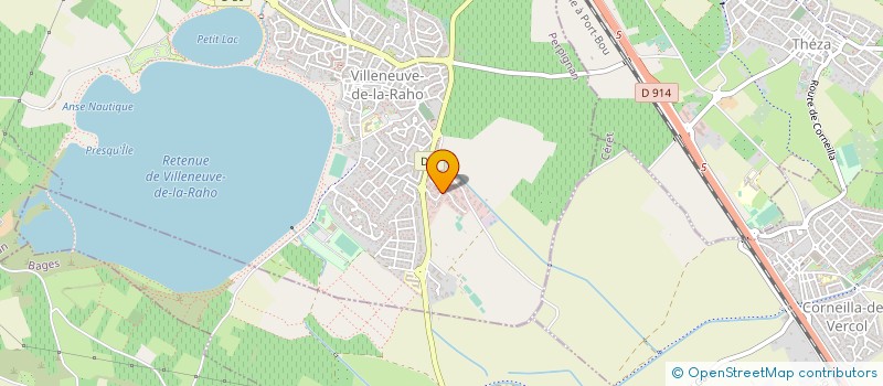 localisation de l'entreprise ENTREPRISE DOMINGOS RIBEIRO  VILLENEUVE-DE-LA-RAHO