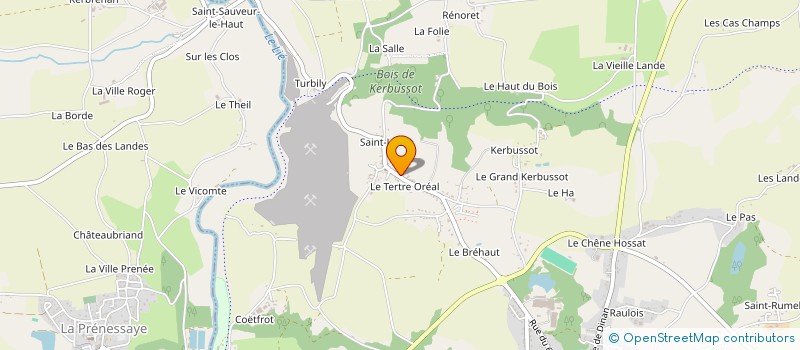 localisation de l'entreprise ENTREPRISE DOMINIQUE LE CORRE à PLEMET