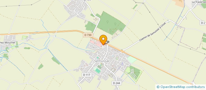 localisation de l'entreprise ENTREPRISE DONDA  SEMUSSAC