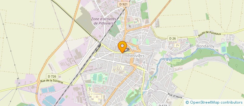 localisation de l'entreprise ENTREPRISE DONNET-BRUNEAU SARL à PITHIVIERS