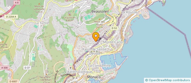 localisation de l'entreprise ENTREPRISE DOS SANTOS à BEAUSOLEIL